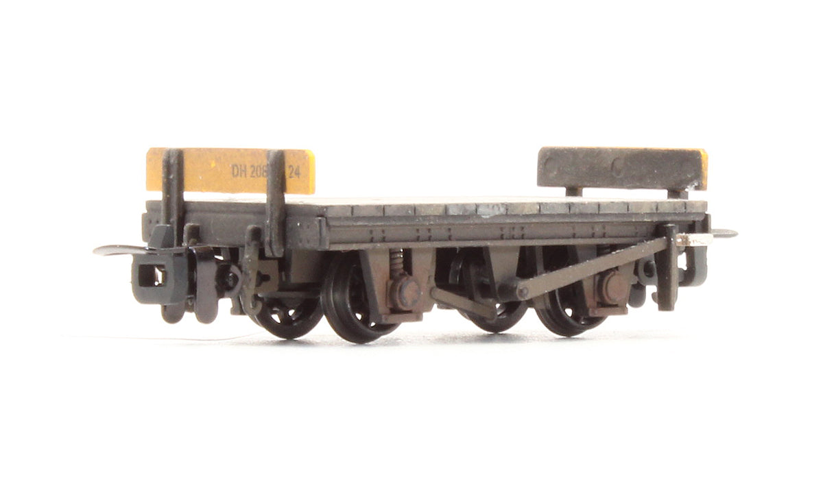 Pre-owned RNAD Flat Wagon RNAD Dean Hill No. DH208 24 - Custom Weathered