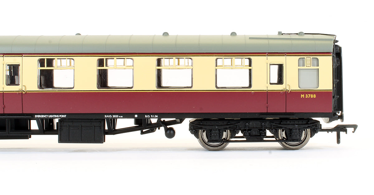 Pre-Owned BR MK1 Open Second Coach Crimson & Cream 'M3788'