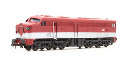 Pre-Owned South Australian Railways Class 930 Maroon & Silver Diesel Locomotive - Limited Edition