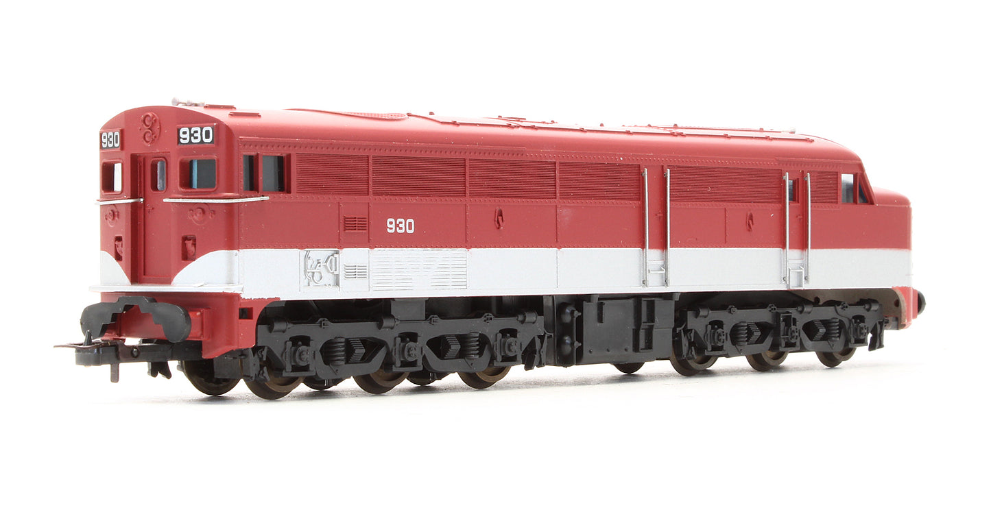 Pre-Owned South Australian Railways Class 930 Maroon & Silver Diesel Locomotive - Limited Edition