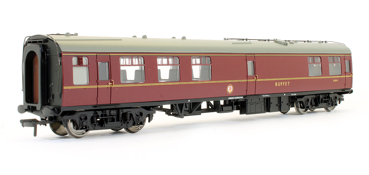 Pre-Owned 39-261 BR Maroon MK1 Restaurant Miniature Buffet Car RMB BR Maroon 'E1854'