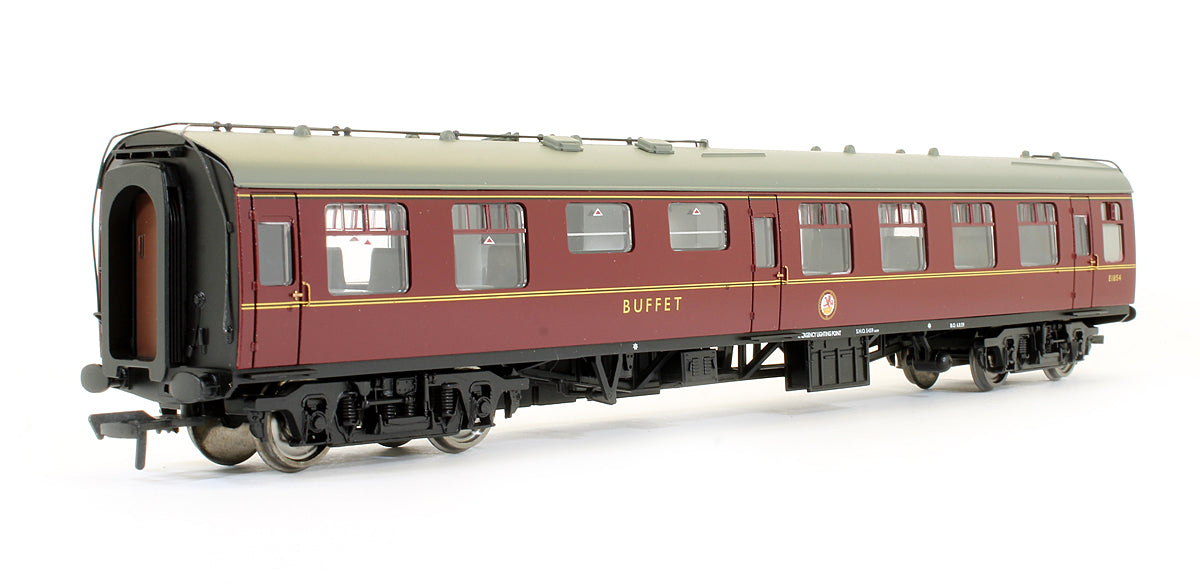 Pre-Owned 39-261 BR Maroon MK1 Restaurant Miniature Buffet Car RMB BR Maroon 'E1854'