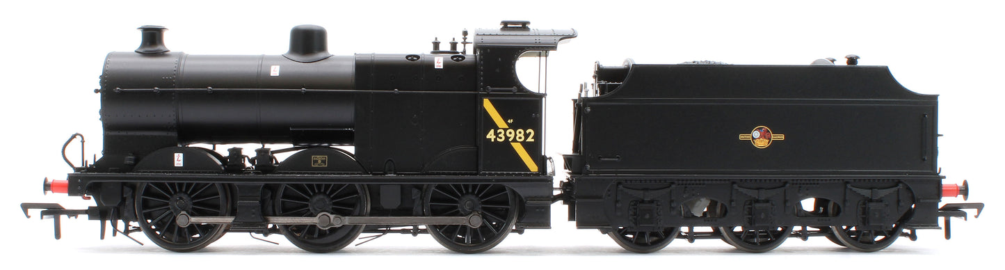 31-884ASF MR 3835 (4F) with Fowler Tender 43982 BR Black (Late Crest) Steam Locomotive - DCC Sound