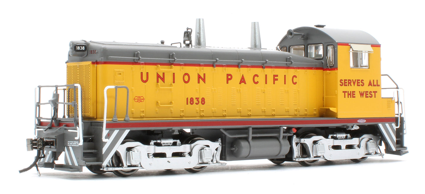 27596 HO EMD SW9 (DC/DCC/Sound): Union Pacific - As Delivered Slogan: #1838