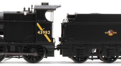 31-884ASF MR 3835 (4F) with Fowler Tender 43982 BR Black (Late Crest) Steam Locomotive - DCC Sound