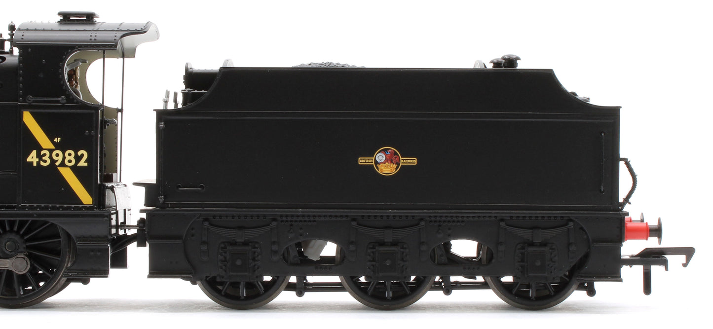 31-884A MR 3835 (4F) with Fowler Tender 43982 BR Black (Late Crest) Steam Locomotive