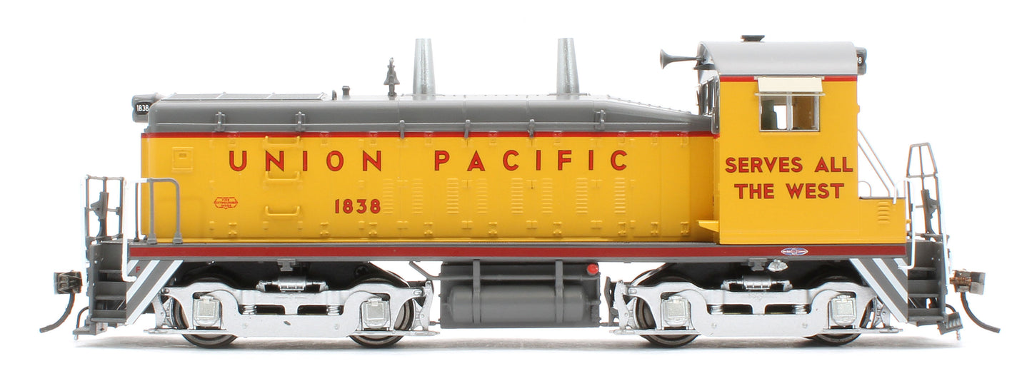 27596 HO EMD SW9 (DC/DCC/Sound): Union Pacific - As Delivered Slogan: #1838