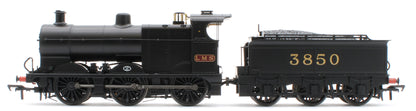 31-885SF MR 3835 (4F) with Johnson-Deeley Tender 3850 LMS Black (MR Numerals) Steam Locomotive - DCC Sound