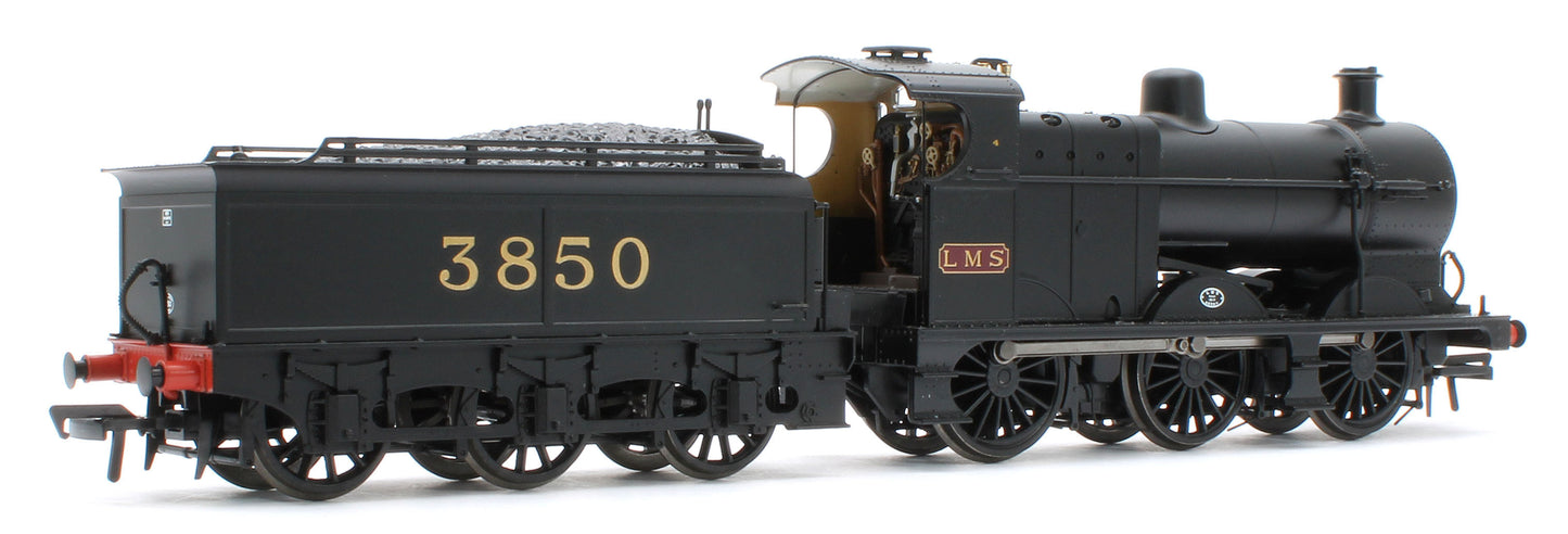 31-885 MR 3835 (4F) with Johnson-Deeley Tender 3850 LMS Black (MR Numerals) Steam Locomotive
