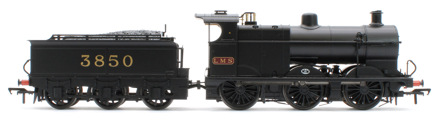 31-885 MR 3835 (4F) with Johnson-Deeley Tender 3850 LMS Black (MR Numerals) Steam Locomotive