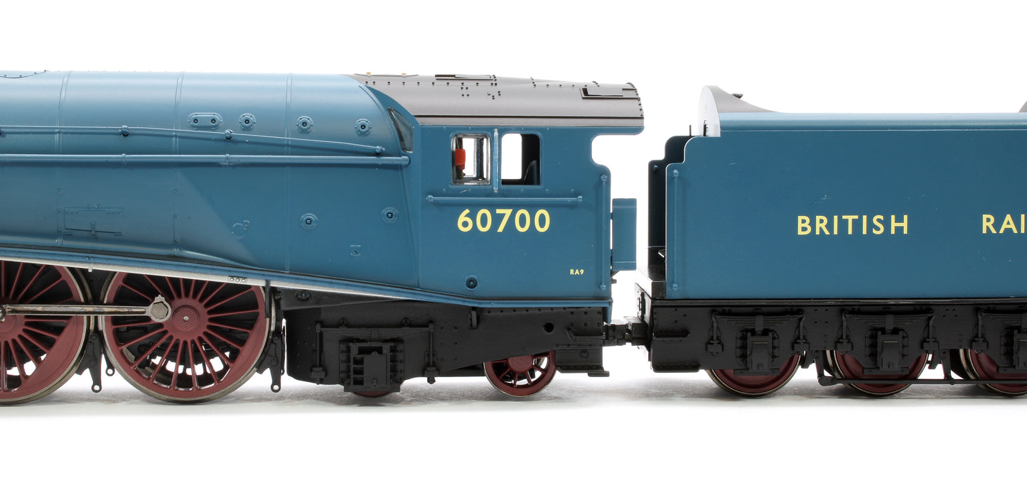 W1 Class 'Hush Hush' Streamlined 4-6-4 BR Garter Blue '60700' Steam Locomotive