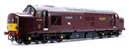 Class 37/0 West Coast Railways Red No.37248 Loch Arkaig (Centre Headcode) Diesel Locomotive