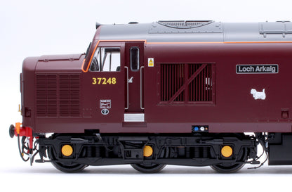 Class 37/0 West Coast Railways Red No.37248 Loch Arkaig (Centre Headcode) Diesel Locomotive
