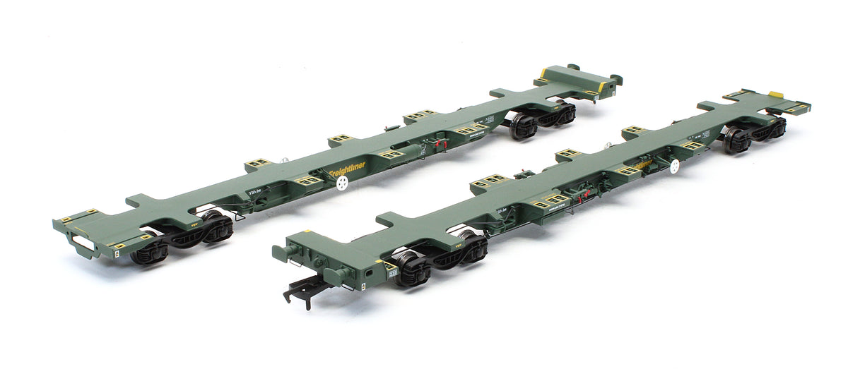 Pre-Owned FEA Spine Wagon Twin Pack Freightliner 640235 & 640236
