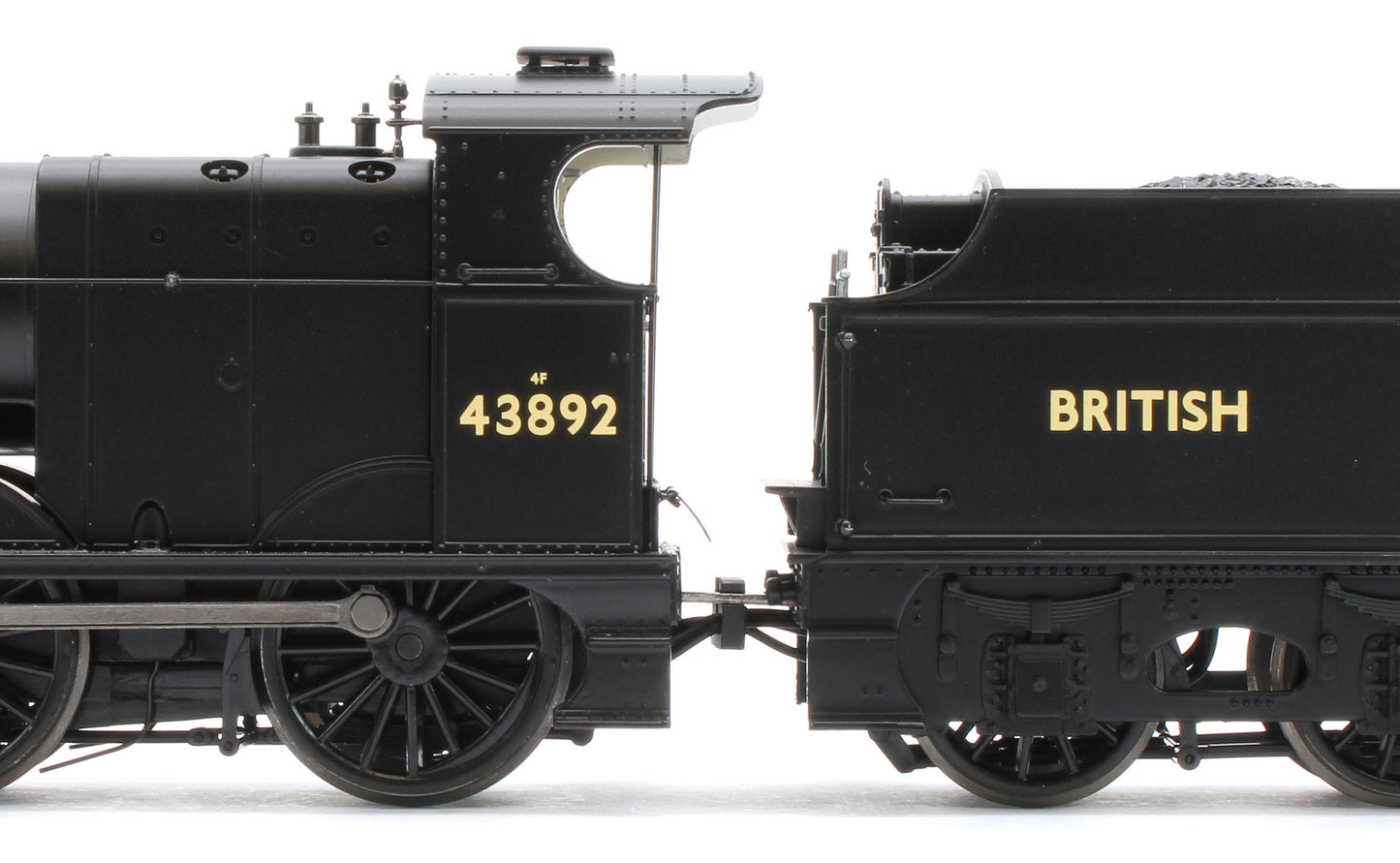 31-886SF MR 3835 (4F) with Fowler Tender 43892 BR Black (British Railways) Steam Locomotive - DCC Sound