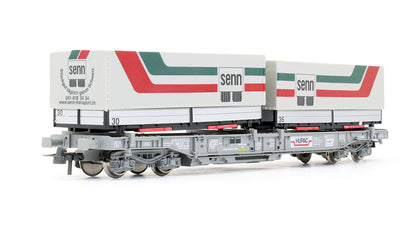 Pre-Owned SBB Hupac Swap Body Container Wagon 'Senn'