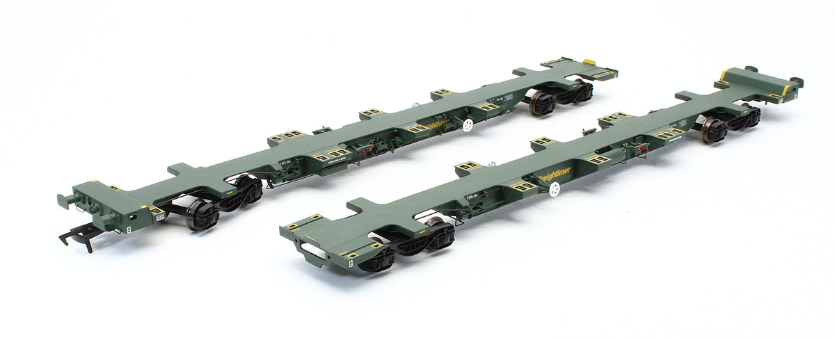 Pre-Owned FEA Spine Wagon Twin Pack Freightliner 640221 & 640222