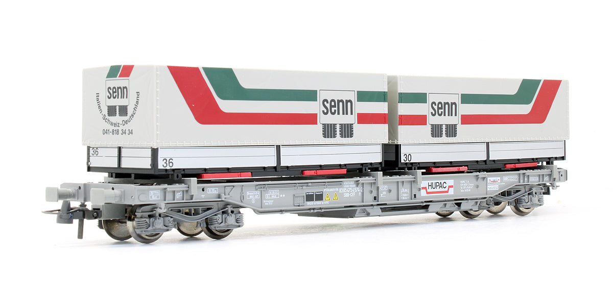 Pre-Owned SBB Hupac Swap Body Container Wagon 'Senn'