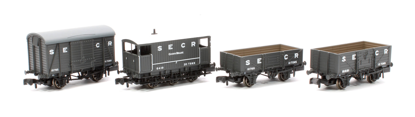 Pre-Owned SECR Wagons Pack 1 - SECR Livery Freight Train