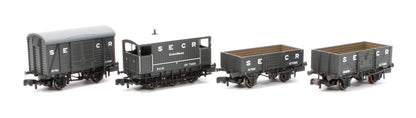 Pre-Owned SECR Wagons Pack 1 - SECR Livery Freight Train