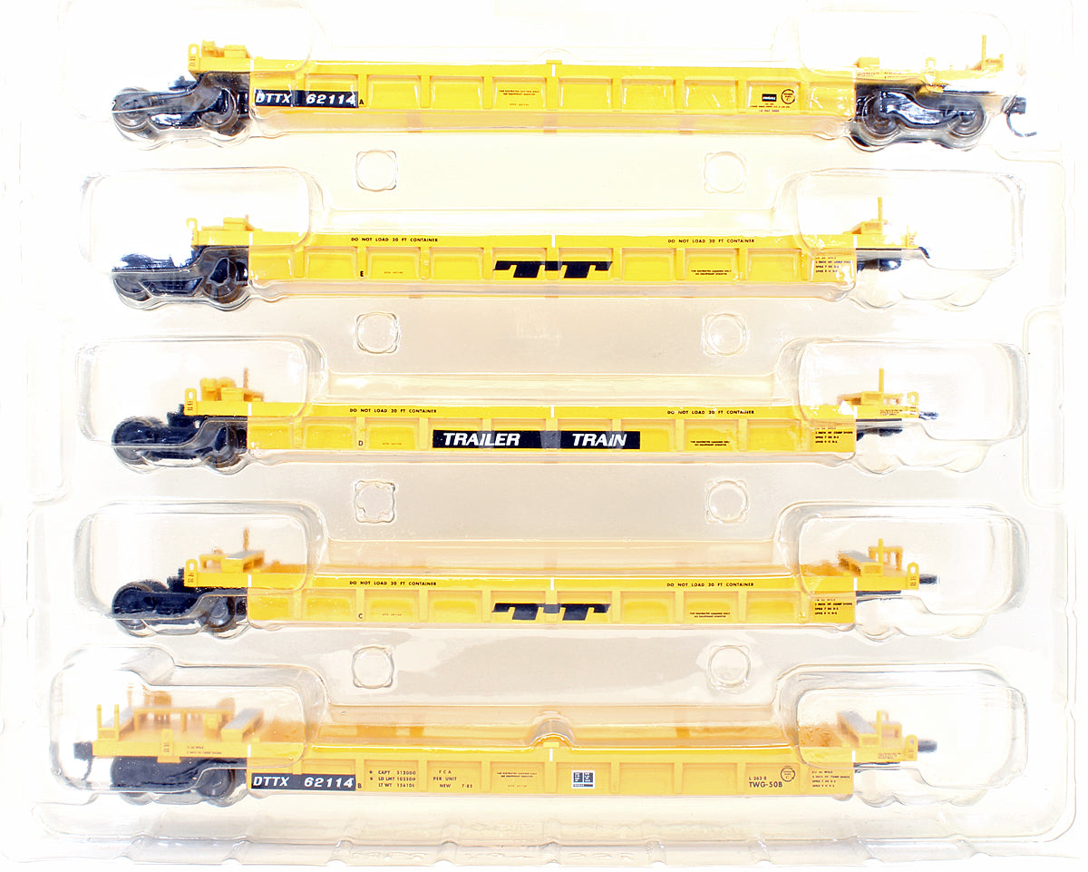 Pre-Owned Thrall Container 5 Unit Well Car TTX No 62114
