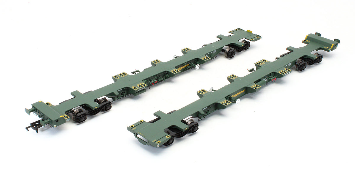 Pre-Owned FEA Spine Wagon Twin Pack Freightliner 640353 & 640354
