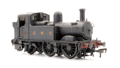 Pre-Owned Class 48XX 4807 0-4-2T GWR Wartime Black with GWR Lettering Steam Locomotive (Weathered)
