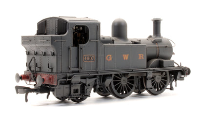 Pre-Owned Class 48XX 4807 0-4-2T GWR Wartime Black with GWR Lettering Steam Locomotive (Weathered)