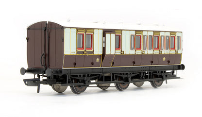 Pre-Owned 6 Wheel Brake 3rd 7005 In LNWR Livery Genesis Coach - With Working Lighting