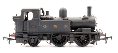 Pre-Owned Class 48XX 4807 0-4-2T GWR Wartime Black with GWR Lettering Steam Locomotive (Weathered)
