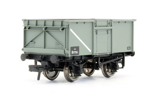 Pre-Owned 37-225A 16 Ton Steel Mineral Wagon BR Grey With Top Flap Doors 'B77701'