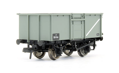 Pre-Owned 37-225A 16 Ton Steel Mineral Wagon BR Grey With Top Flap Doors 'B77701'