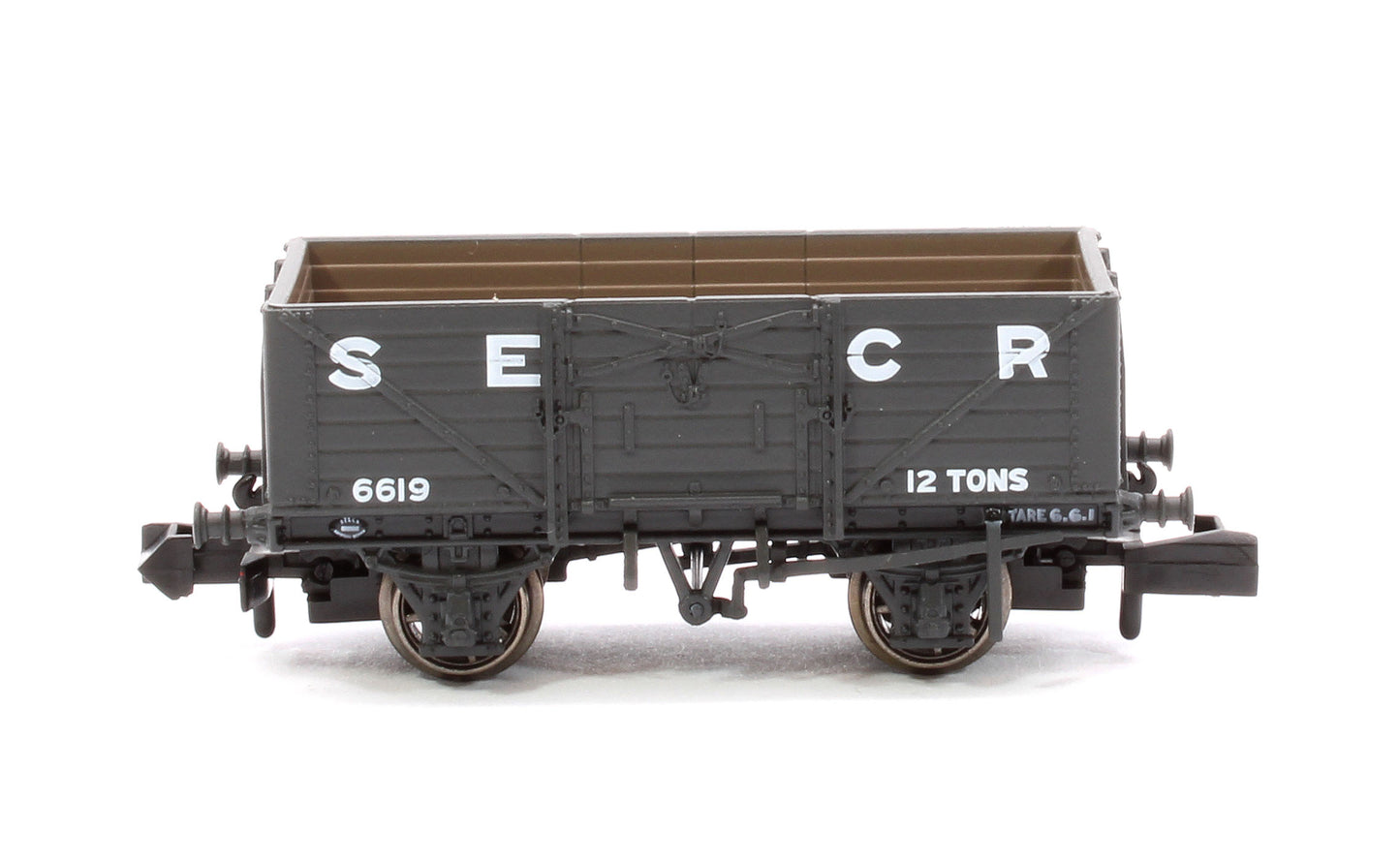 SECR Wagons Pack 3 - SECR Livery 7 Planks (Dia.1355)