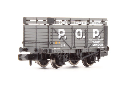 Pre-Owned 377-175A 'P.O.P.' 7 Plank Wagon With Coke Rails No.215