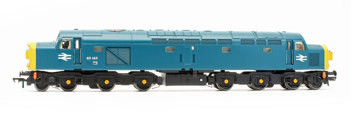 Pre-Owned Class 40 143 BR Blue Split Head Code Diesel Locomotive - Repainted & Numbered