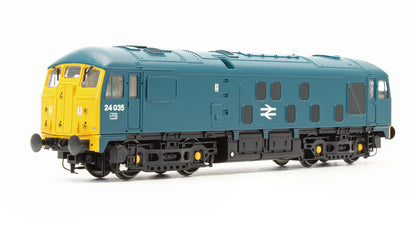 Pre-Owned Class 24035 BR Blue Diesel Locomotive - DCC Sound