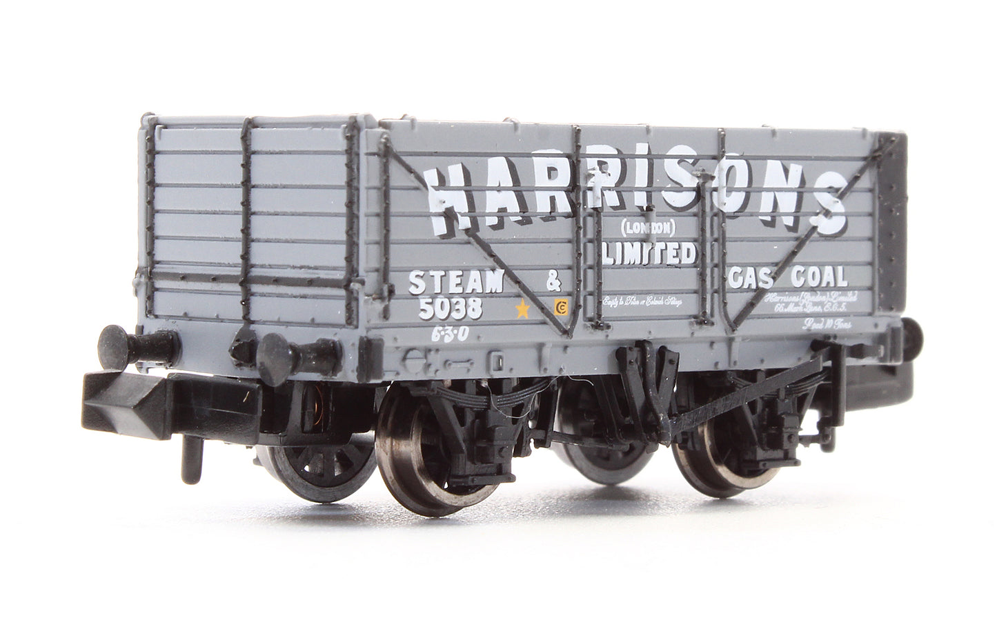 Pre-Owned 377-075A 'Harrisons Ltd' 7 Plank End Door Wagon No.5038