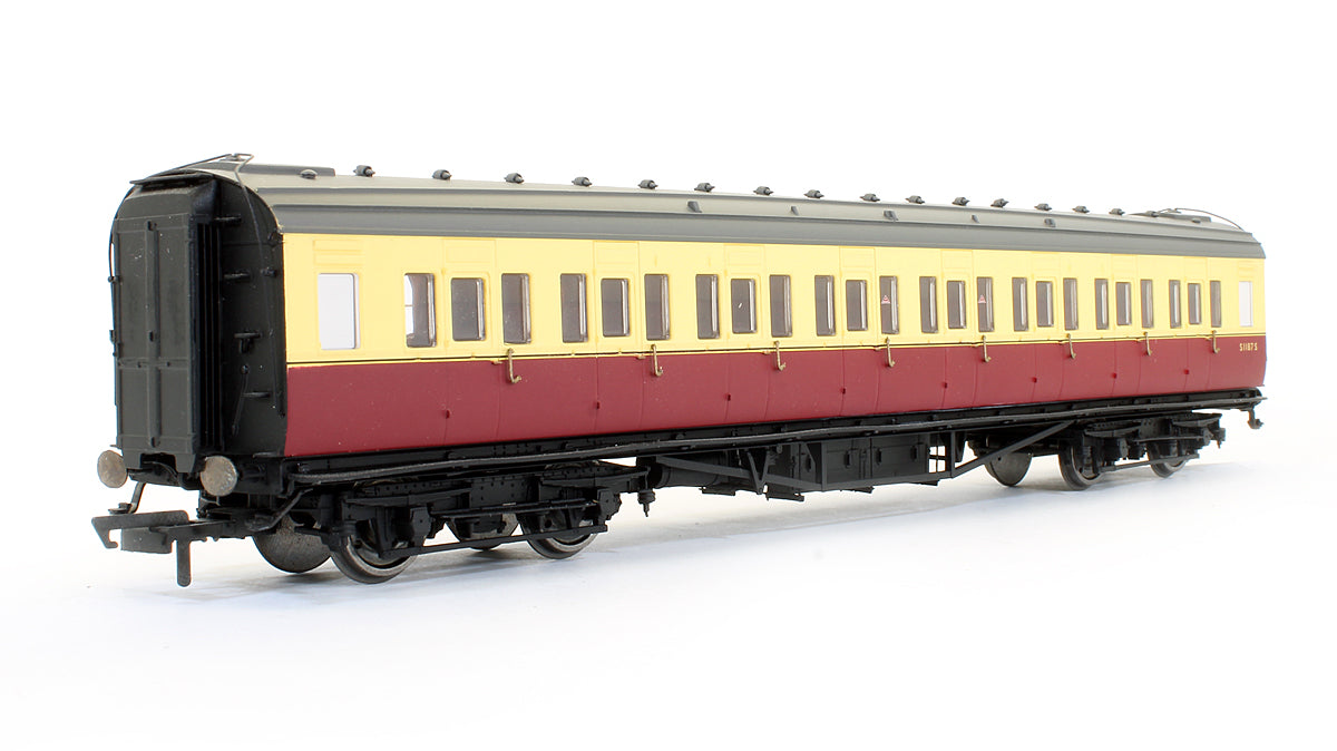 Pre-Owned BR Crimson & Cream Maunsell 3rd Class Coach No.S1187S