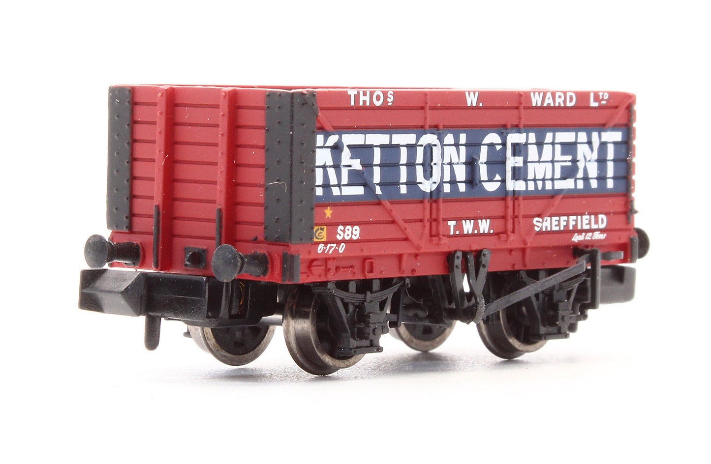 Pre-Owned 377-126A 'Ketton Cement' 8 Plank End Door Wagon