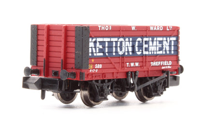 Pre-Owned 377-126A 'Ketton Cement' 8 Plank End Door Wagon