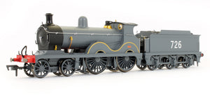 Pre-Owned Wainwright D Class SECR Grey (Scraped Beading) 4-4-0 Steam Locomotive No.726