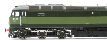 CM-D1500-TTGreen-SFW Highly Detailed Premium Weathered Class 47 BR Two Tone Green No.D1500 Diesel Locomotive - DCC Sound