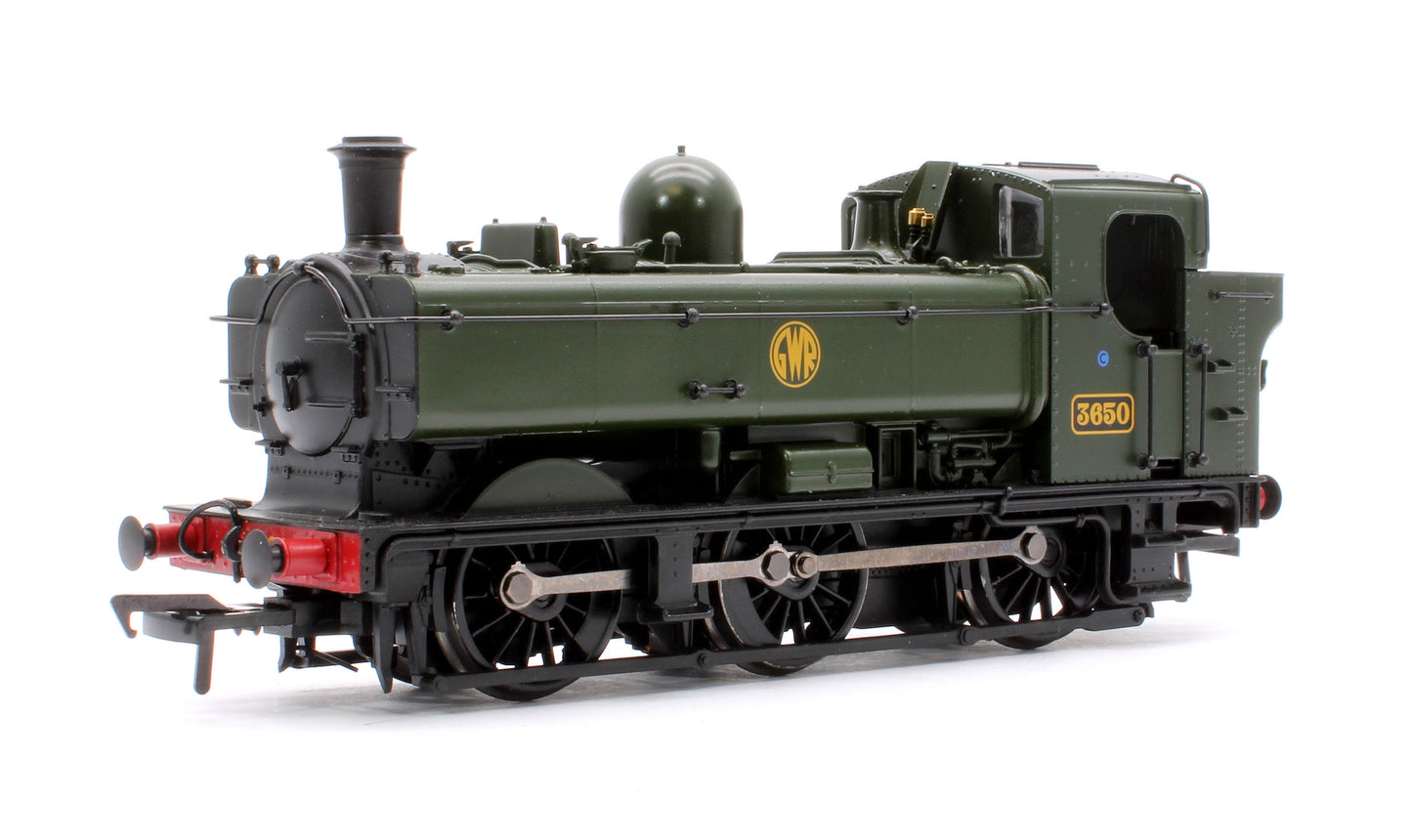 GWR 8750 Pannier Tank 3650 GWR Green (Shirtbutton) Steam Locomotive