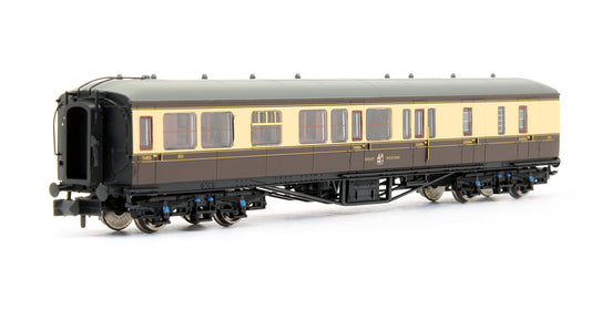 Pre-Owned Hawksworth Coach Brake 3rd Class Corridor GWR Chocolate & Cream
