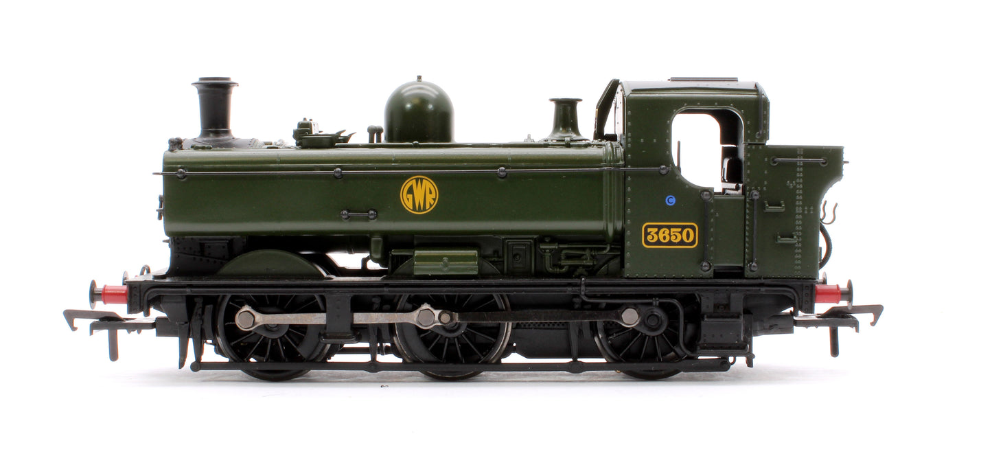 GWR 8750 Pannier Tank 3650 GWR Green (Shirtbutton) Steam Locomotive