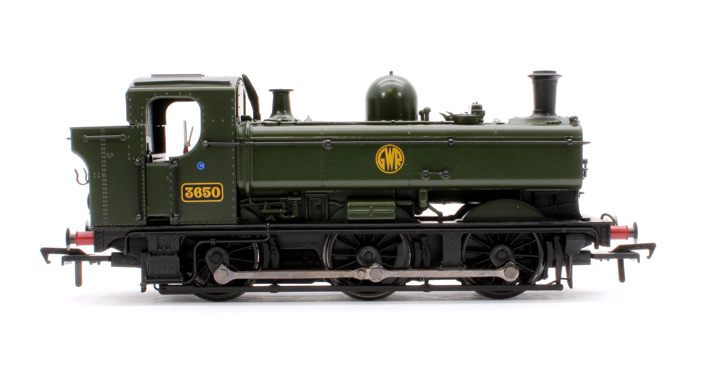 GWR 8750 Pannier Tank 3650 GWR Green (Shirtbutton) Steam Locomotive