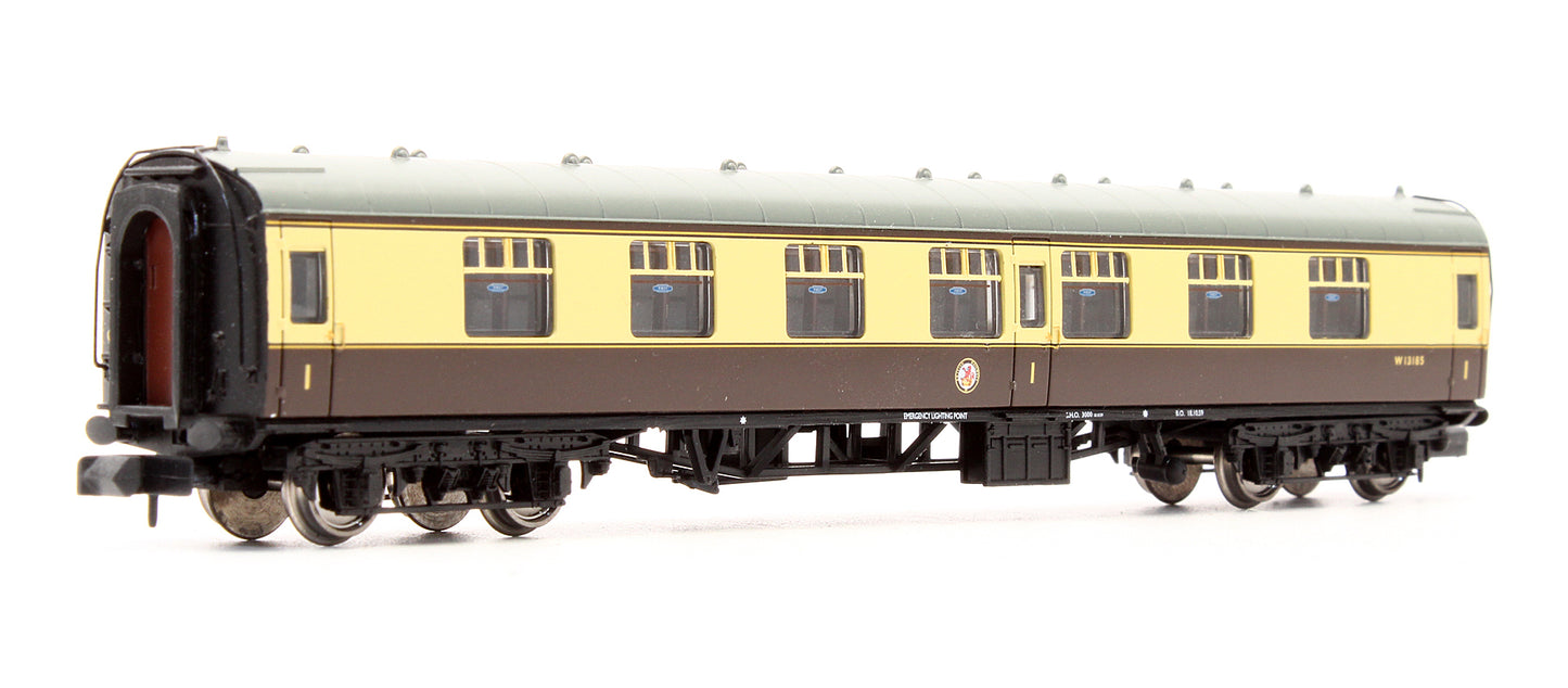 Pre-Owned 374-163 Mk1 FK First Corridor Coach BR Chocolate & Cream W 13185