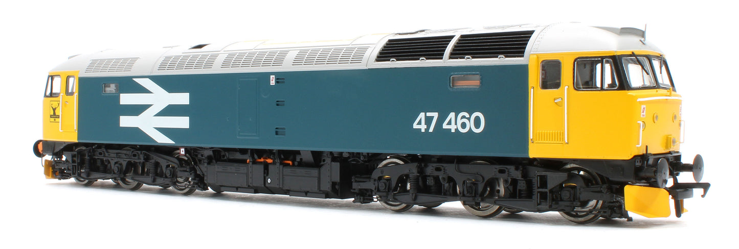 CM-47460-LL-SF Class 47 BR Blue Large Logo No.47460 Diesel Locomotive - DCC Sound