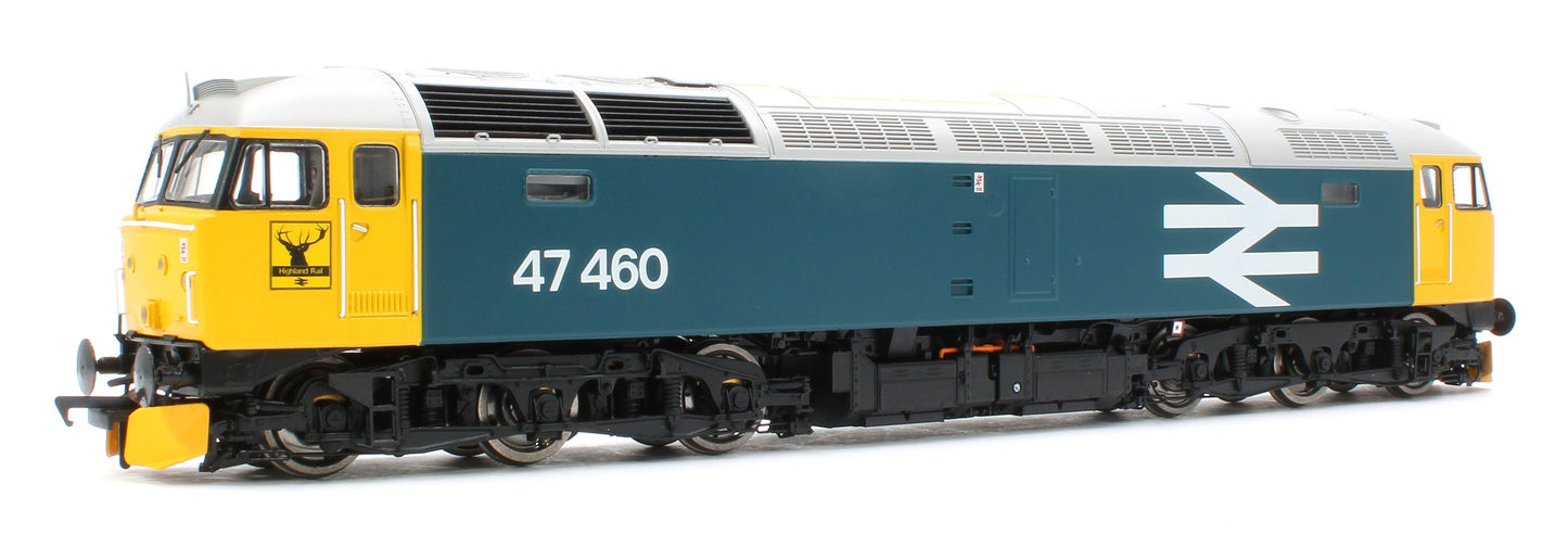 CM-47460-LL Class 47 BR Blue Large Logo No.47460 Diesel Locomotive
