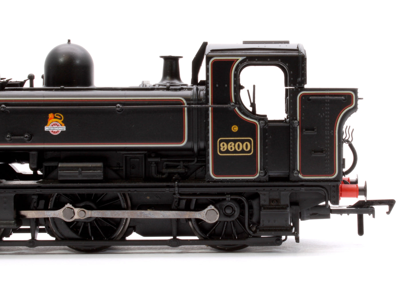 GWR 8750 Pannier Tank 9600 BR Lined Black (Early Emblem) Steam Locomotive